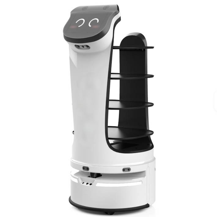 Customized Commercial Food Delivery Service Robot for Restaurant Hotel Hospital